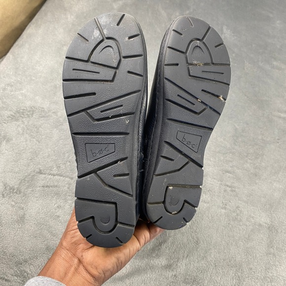 b.o.c. Tall Riding Boots Womens 6.5 Black Leather Z58503 Buckle Zip Equestrian - Picture 6 of 13